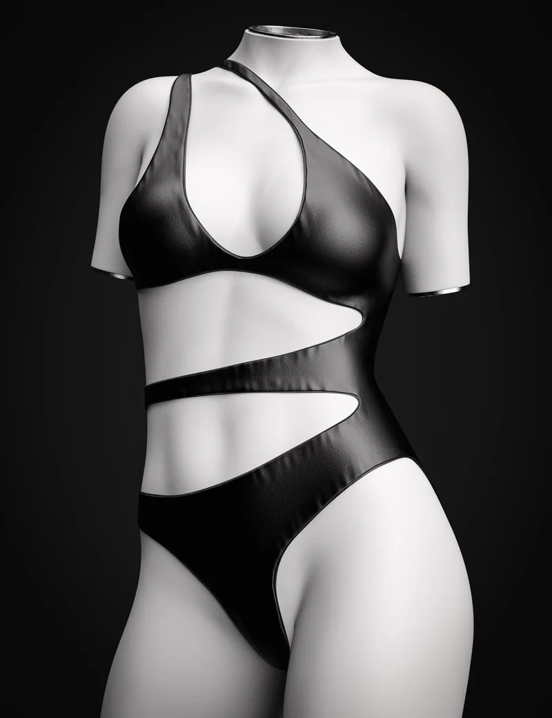 AH Zaya Bodysuit Outfit For Genesis 9, 8 and 8.1 Female
