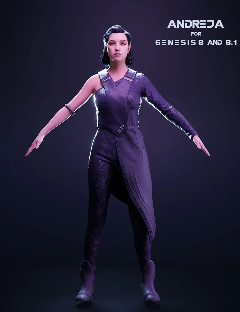 Andreja For Genesis 8 and 8.1 Female