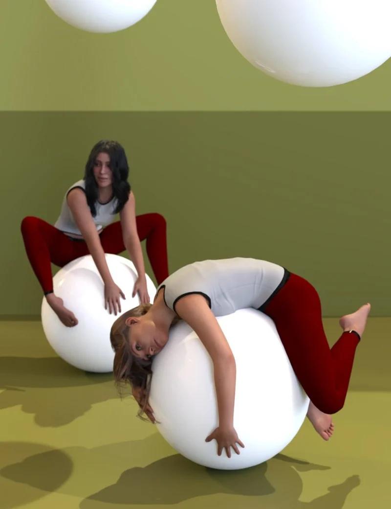 ATG Big Ball Poses for Genesis 9, 8 and 8.1 Female