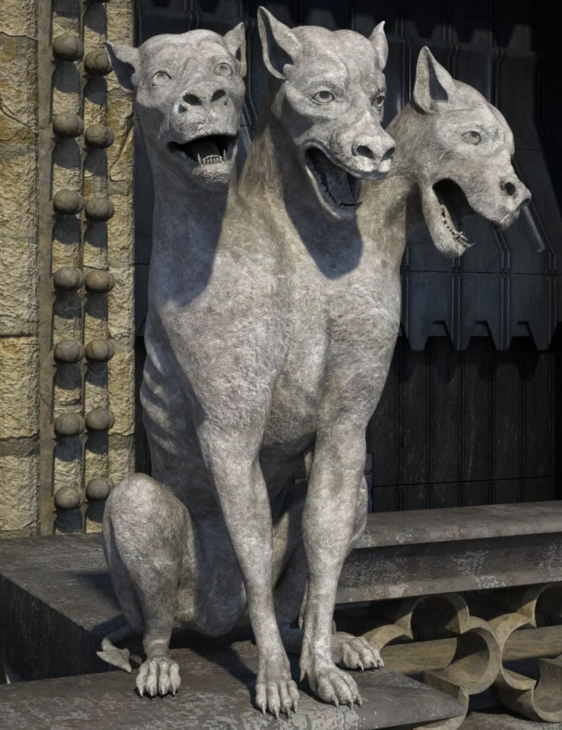 Cerberus Statue