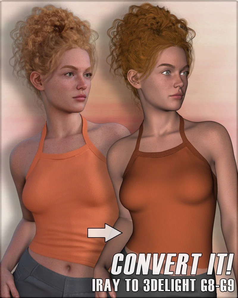 Convert It! Iray to 3DL G8, G 8.1, G9