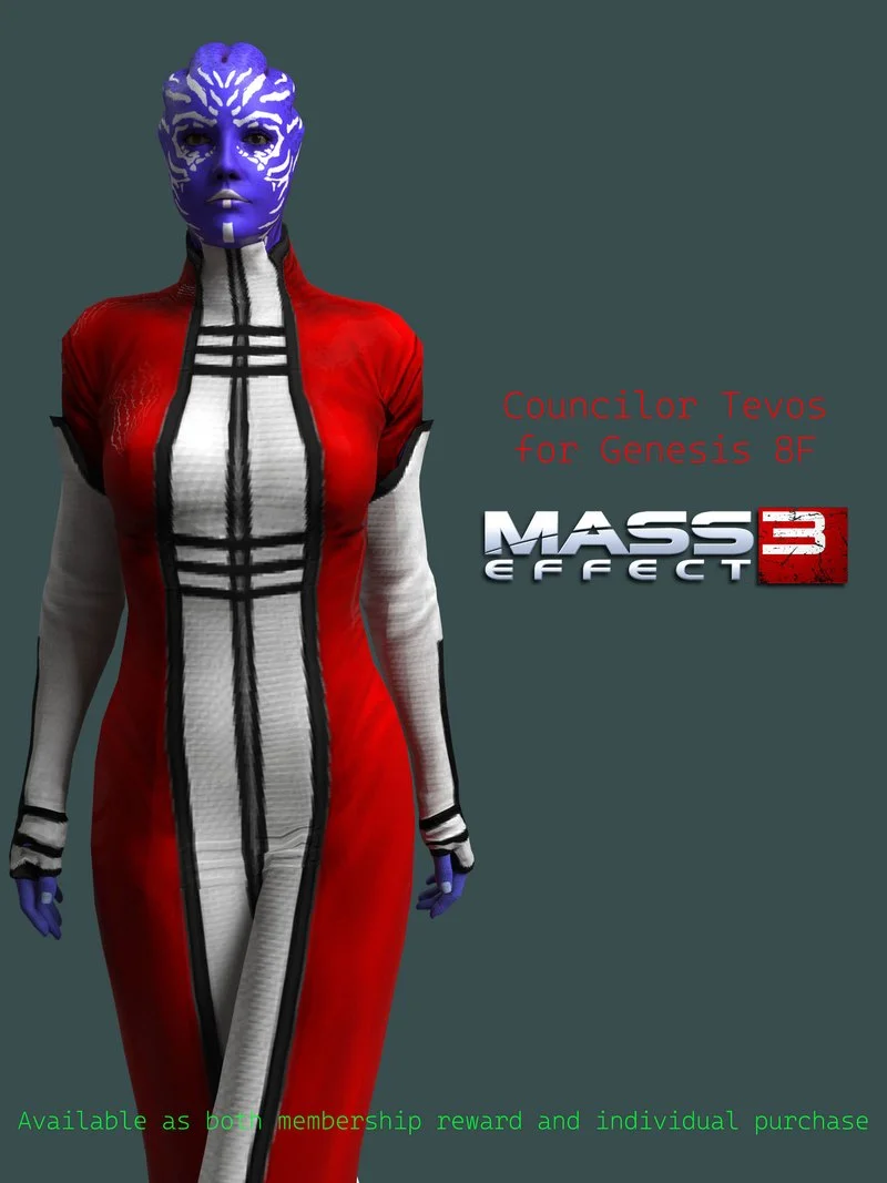 Councelor Tevos for Genesis 8F (Mass Effect)