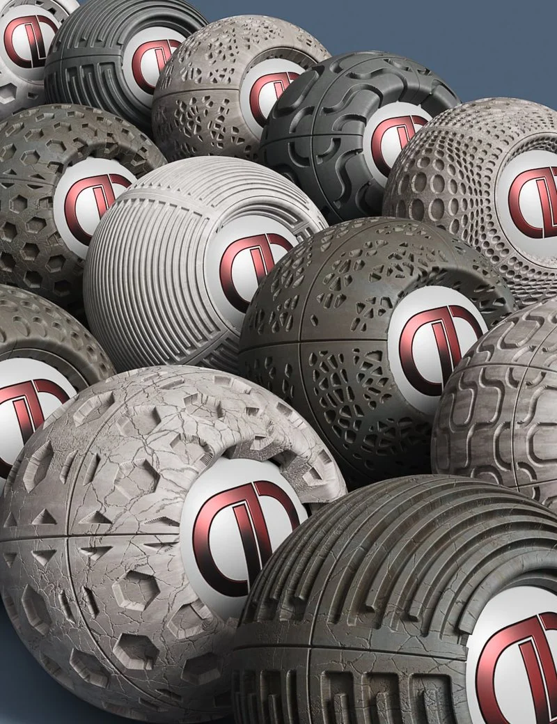 DD PBR Concrete Panel Shaders for Iray