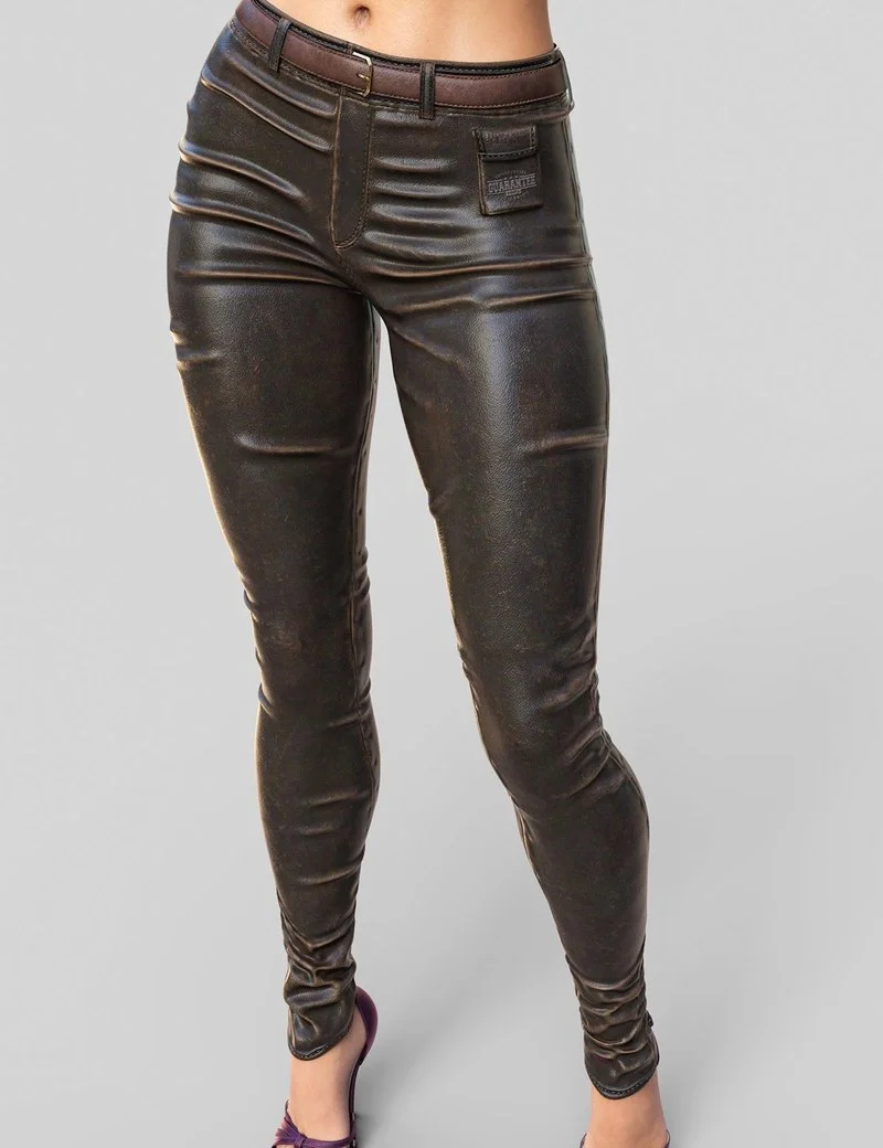 dForce Grunge Leather Pants for Genesis8-8.1F-G9