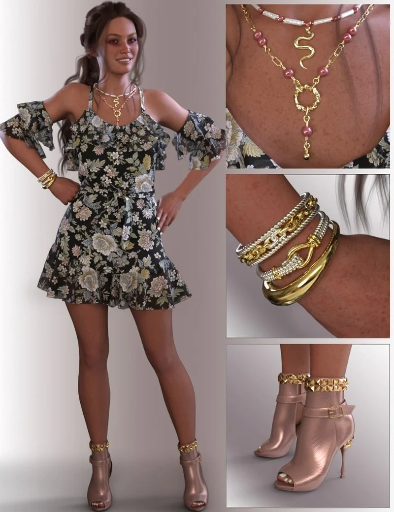 dForce Liora Outfit for Genesis 9 Feminine