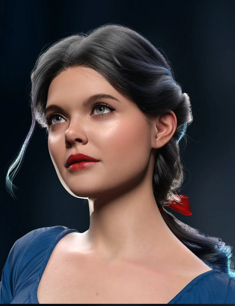 dForce Lumiere Hair for Genesis 9