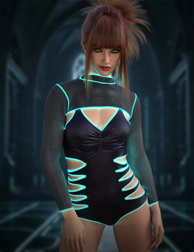 dForce Stygian Logic for Genesis 9 and 8 Female