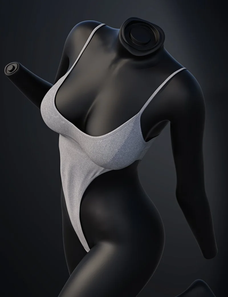 dForce SU Highcut Leotard for Genesis 9