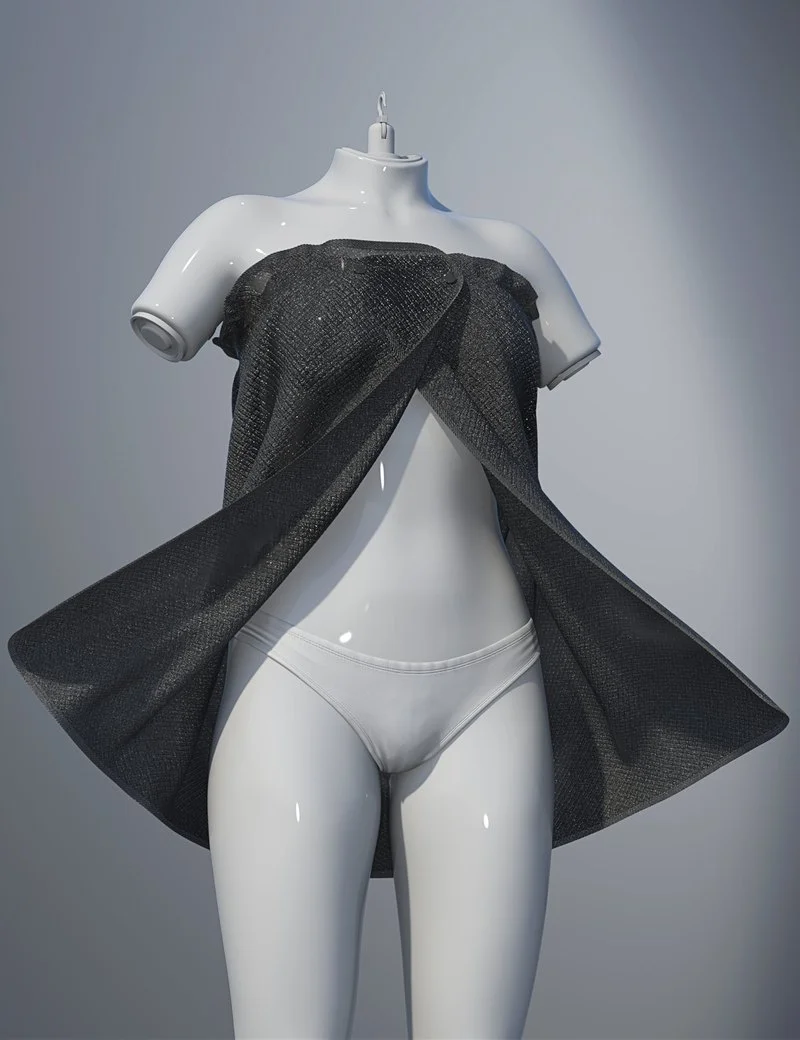 dForce SU Simple Bathrobe for Genesis 9