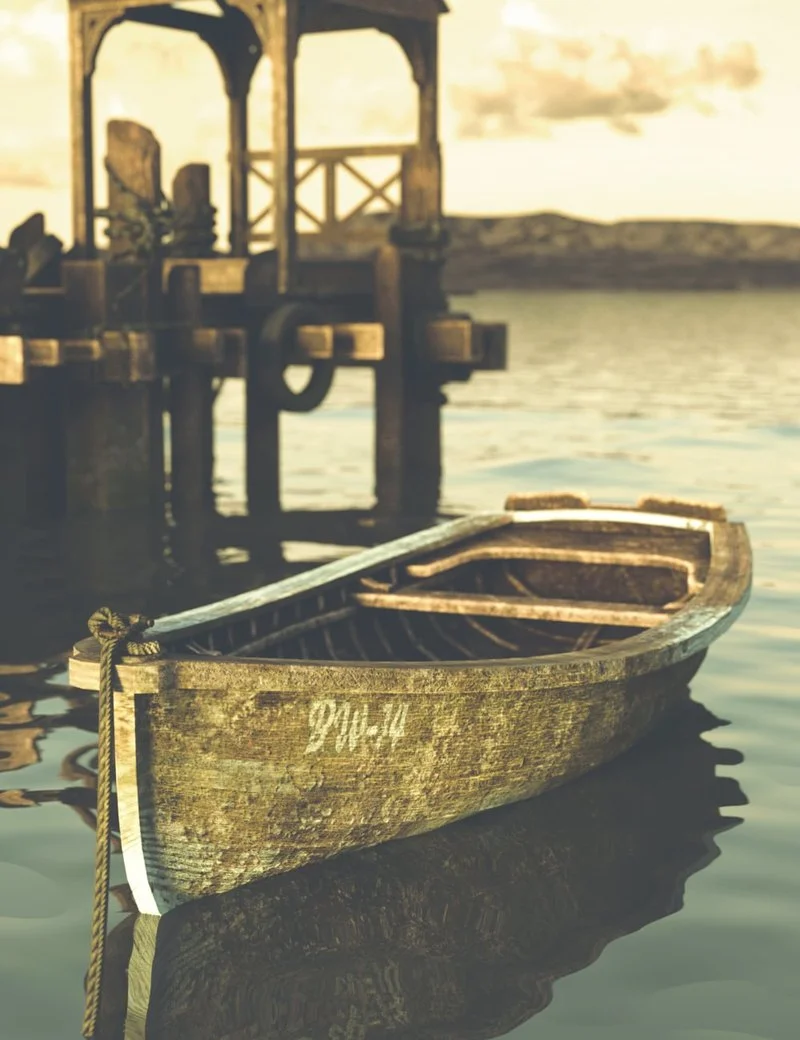 Driftwood Rowboat