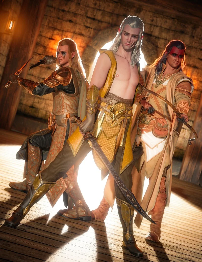 Elven Outfit Bundle for Genesis 9