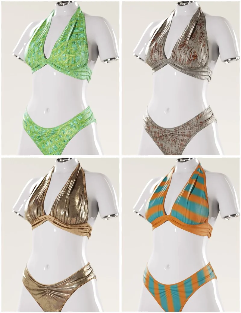 Fashion Vs. Fantasy Textures Add-On for Neckholder Summer Style Outfit