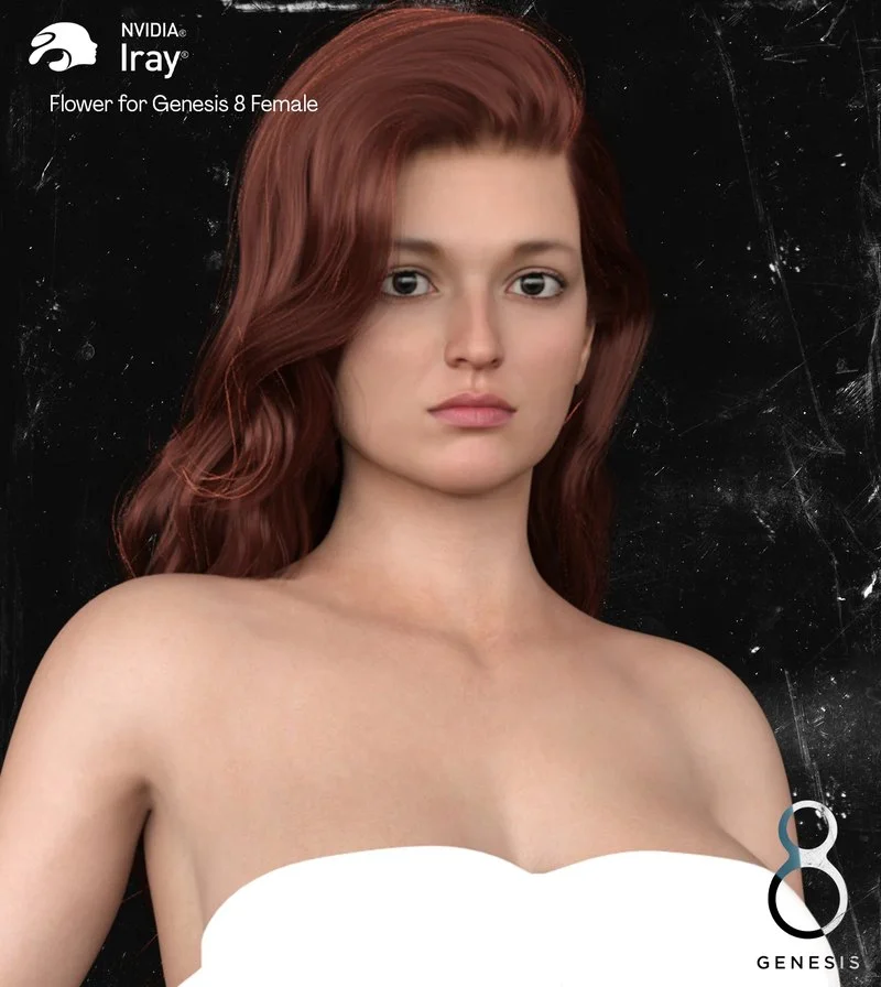 Flower for Genesis 8 Female
