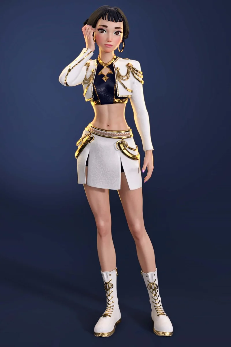 Golden Zoey for Genesis 8 Female
