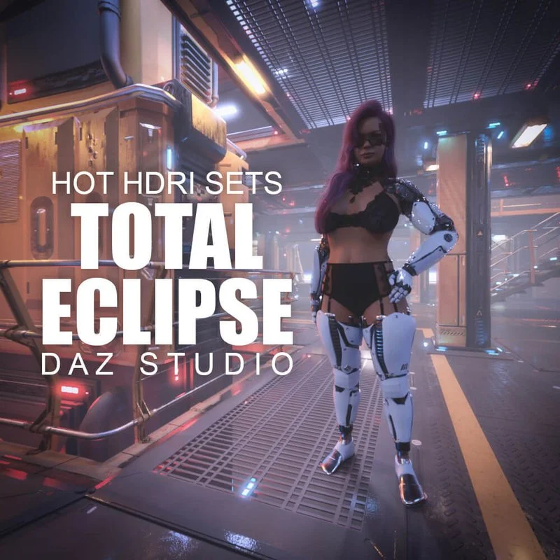 Hot HDRI Sets - Total Eclipse - DAZ Studio