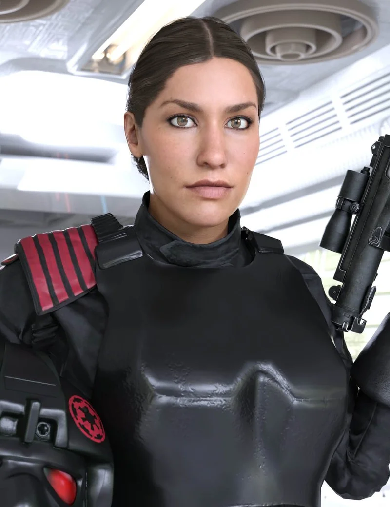 Iden Versio for Genesis 8 Female + Weapon & Seeker Droid