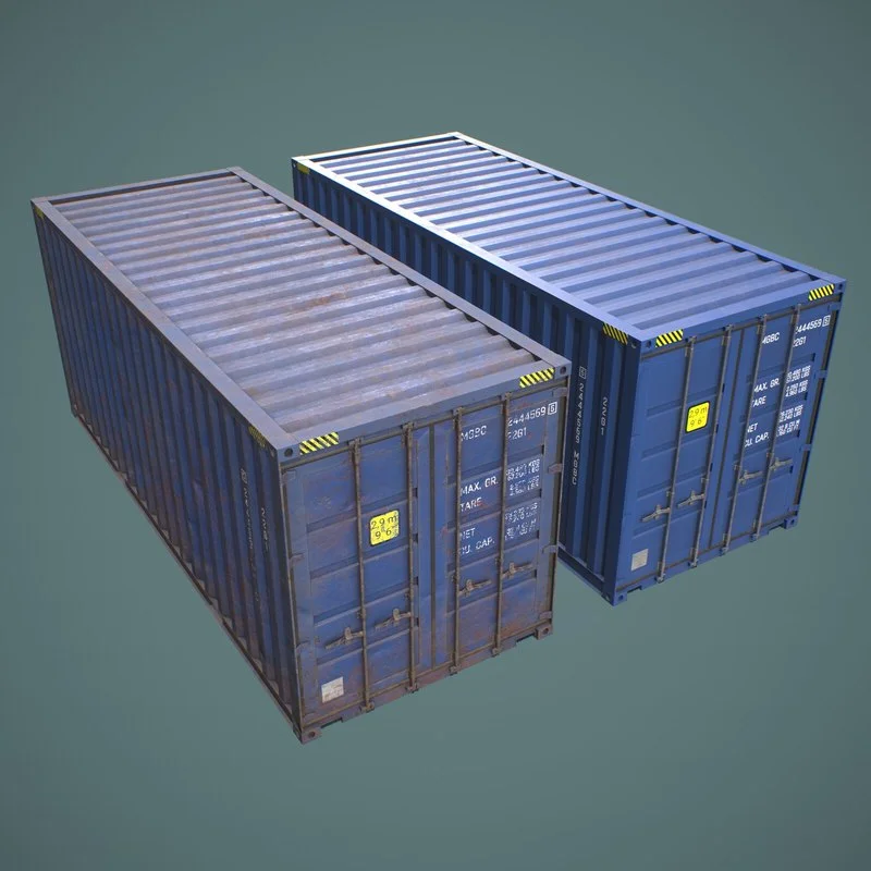 Industrial Cargo Container Prop
