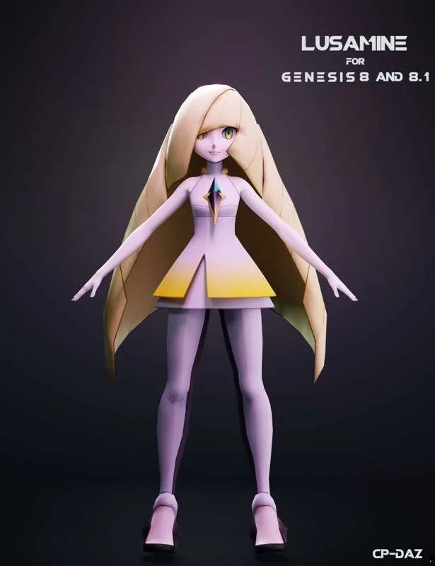 Lusamine For Genesis 8 and 8.1 Female