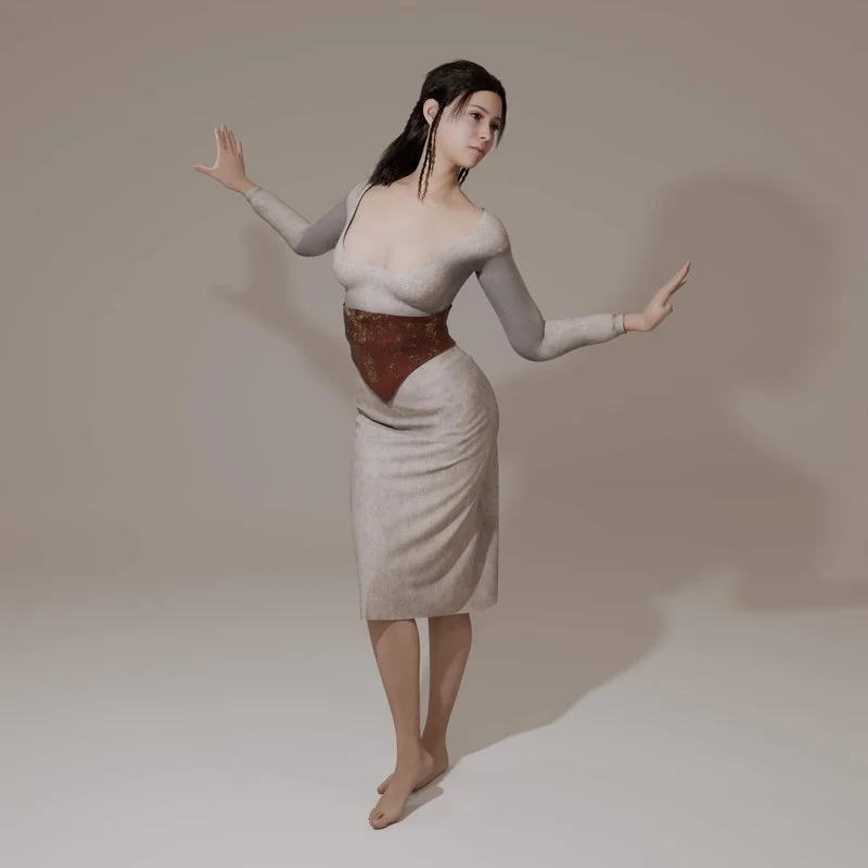 Medieval Farmer Outfit for Genesis 9