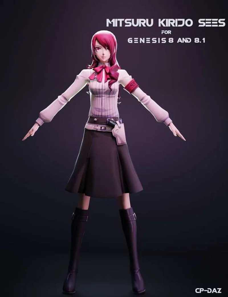 Mitsuru Kirijo for Genesis 8 and 8.1 Female