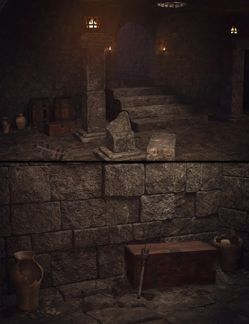 Modular Dungeon and Props