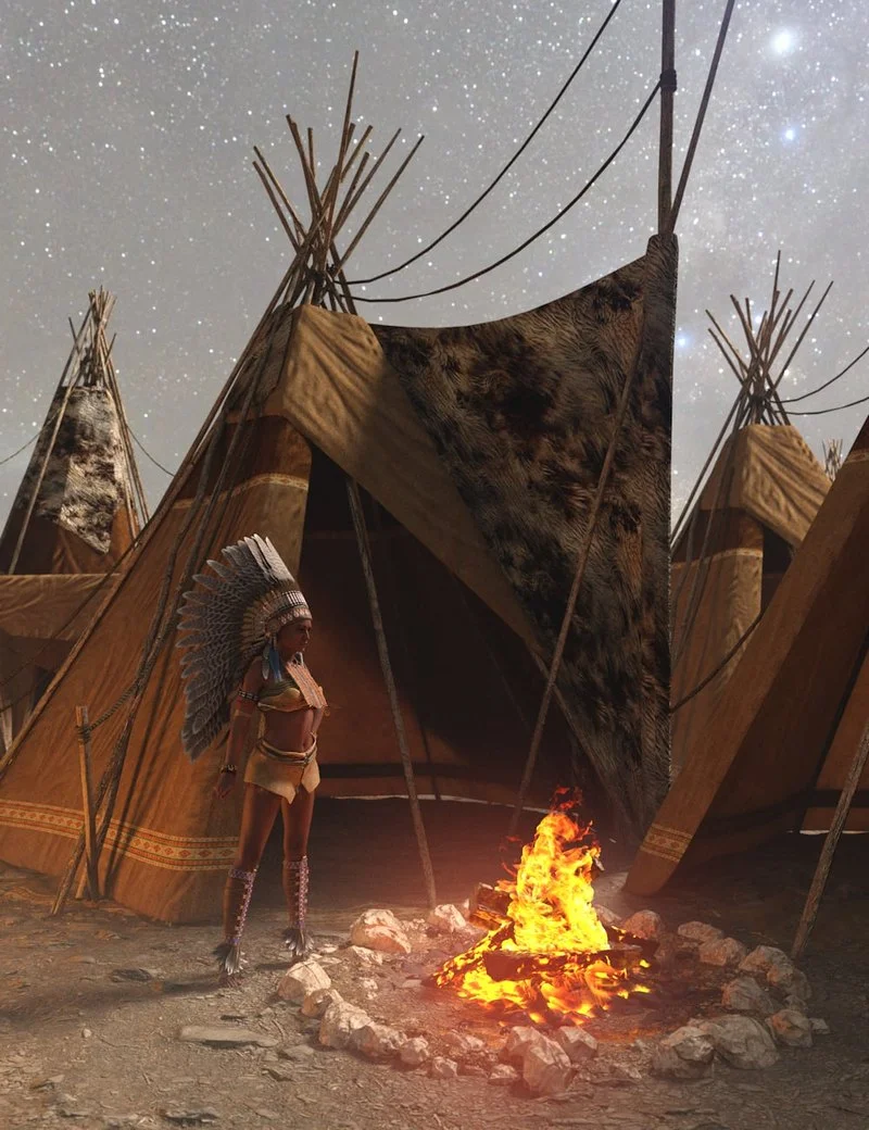 Native American Tents 1