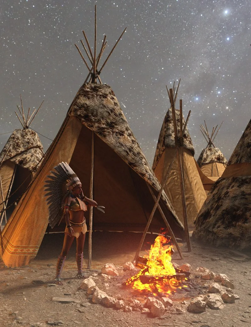 Native American Tents 2