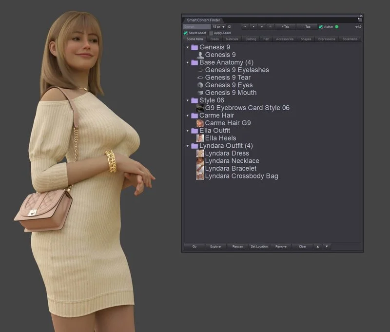 Smart Content Finder for Daz3D v1.5