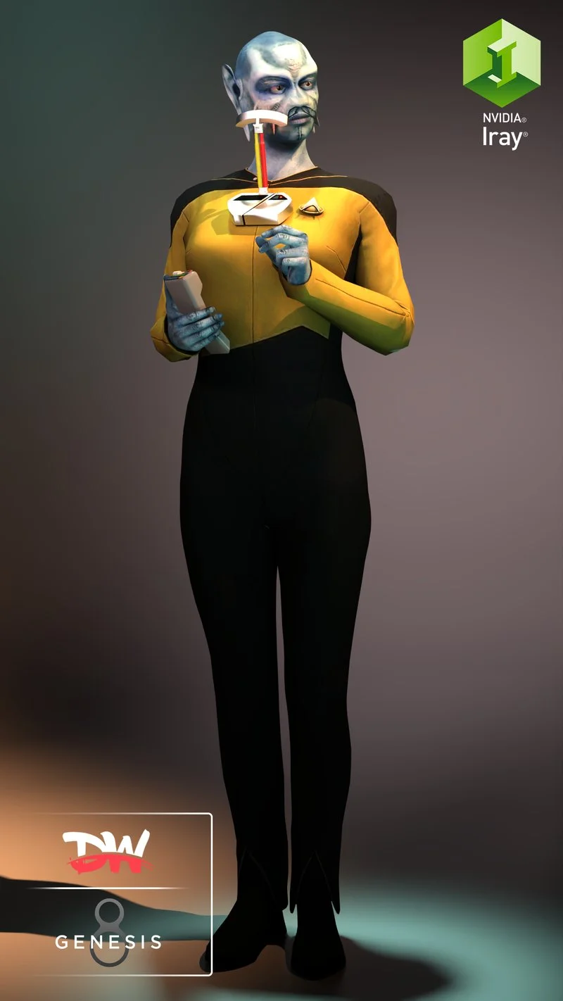 Star Trek: The Next Generation Benzite Alien G8F