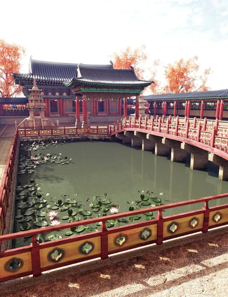 XI Korean Temple Grounds