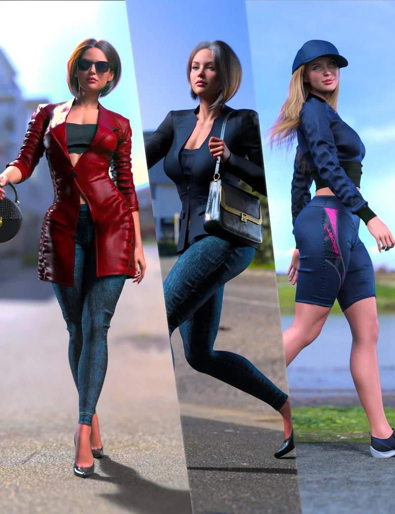 Z PoseMaster Walking for Genesis 9 and 8 Female