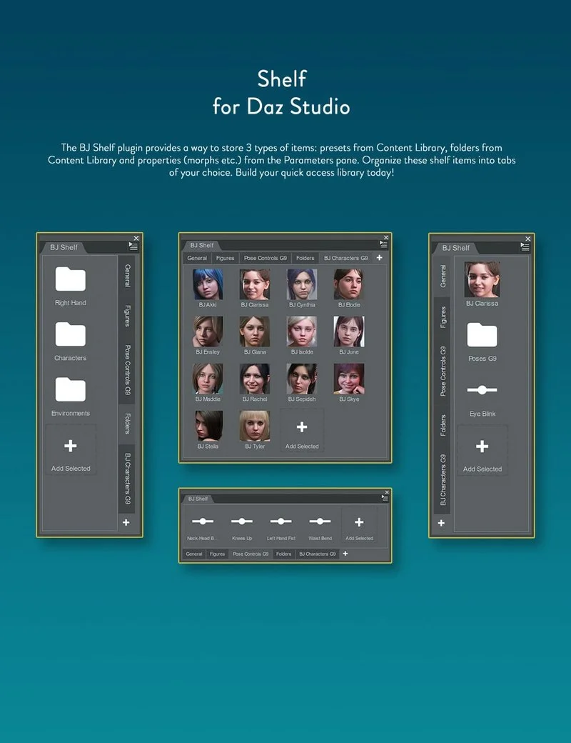 BJ Shelf Plugin