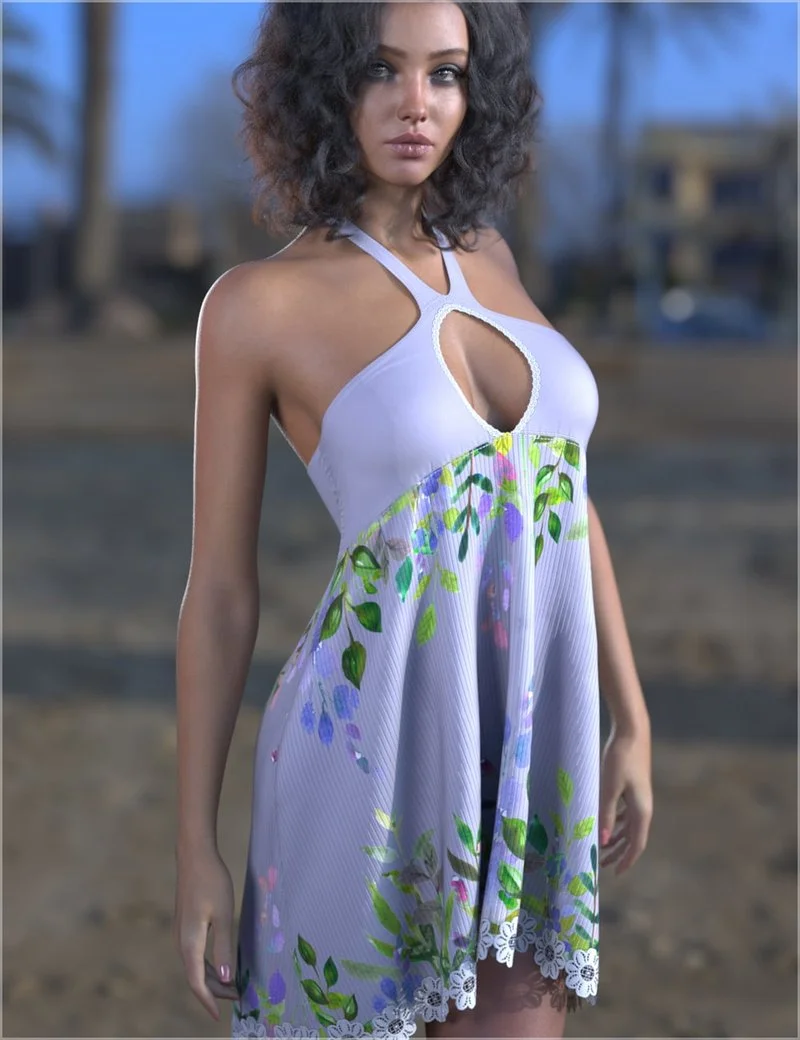 dForce Babydoll Beach Dress Genesis 9