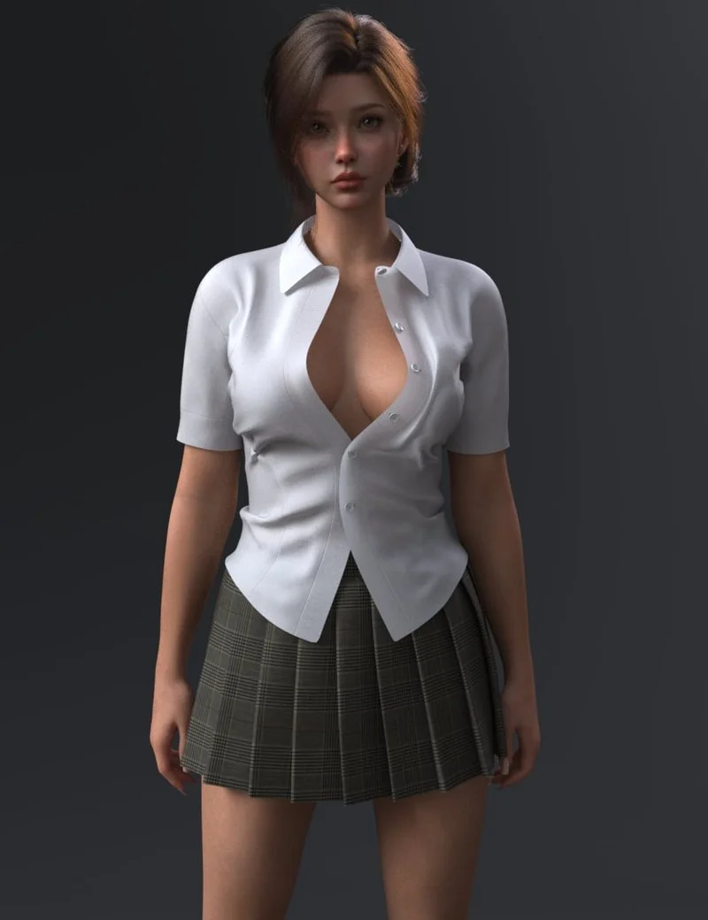 dForce EG Summer Preppy Set and Poses for Genesis 9 Bundle