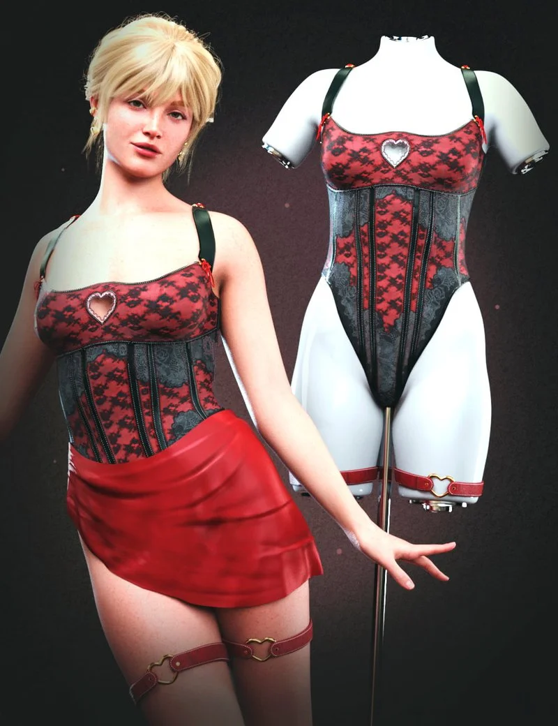 dForce LA Allure Outfit for Genesis 9 and 8 Female
