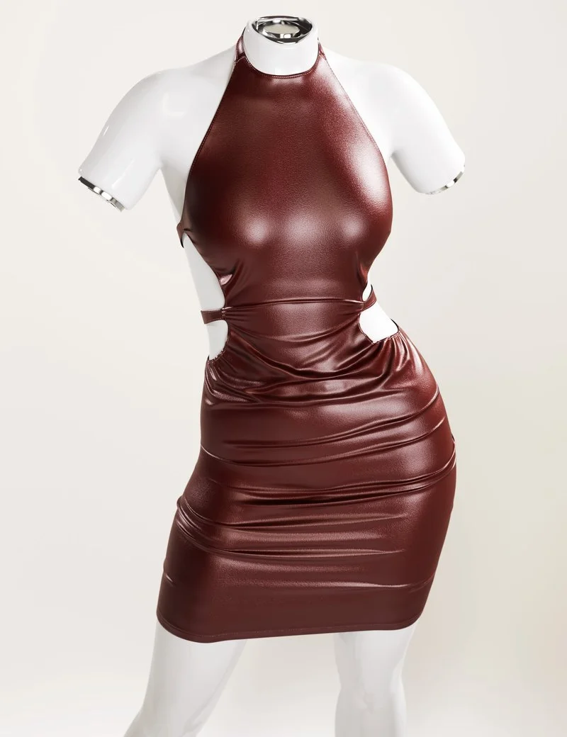 dForce StrapsNCutout Dress for Genesis 9
