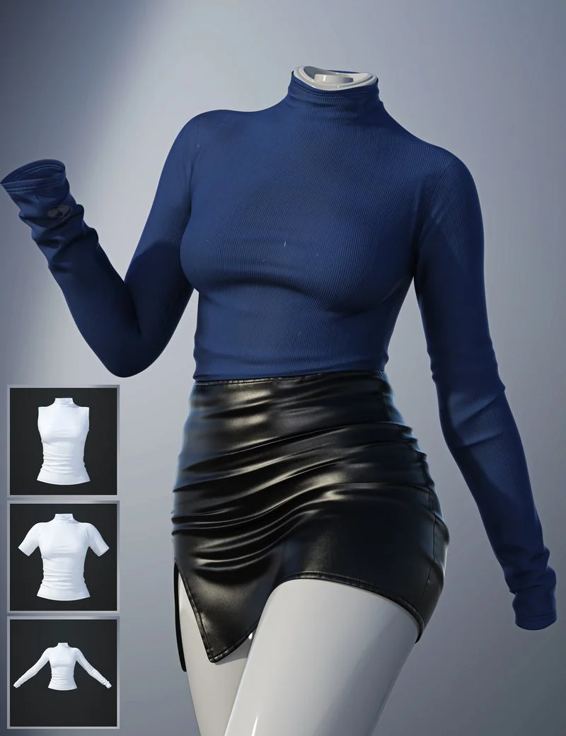 dForce SU Sexy Office Lady Suit for Genesis 9