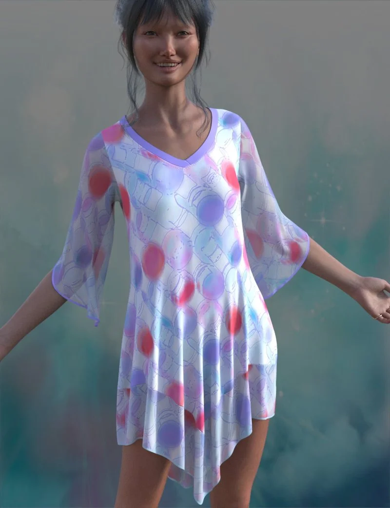 DNA Tilly dForce Tunic for Genesis 9