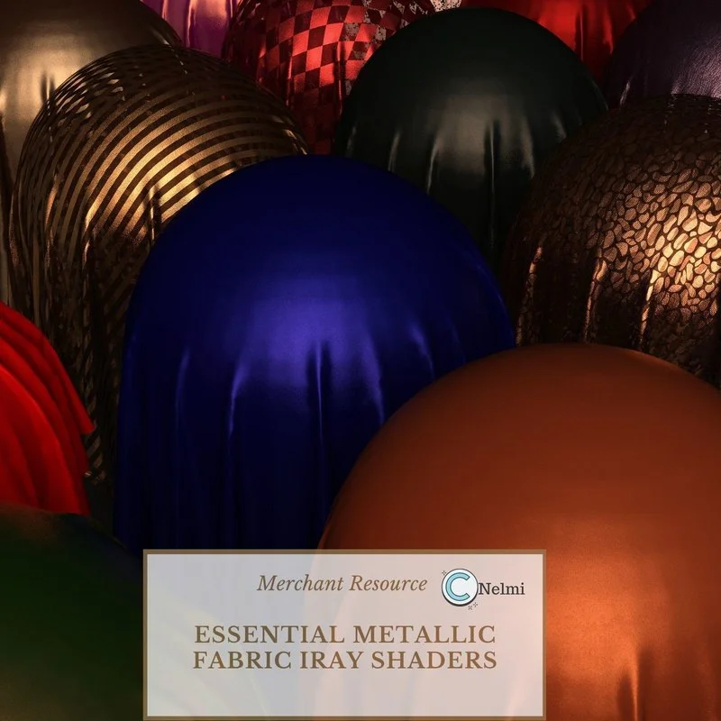 Essential Metallic Fabric Iray Shaders