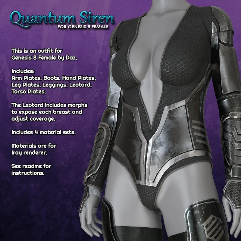 Exnem Quantum Siren for Genesis 8 Female
