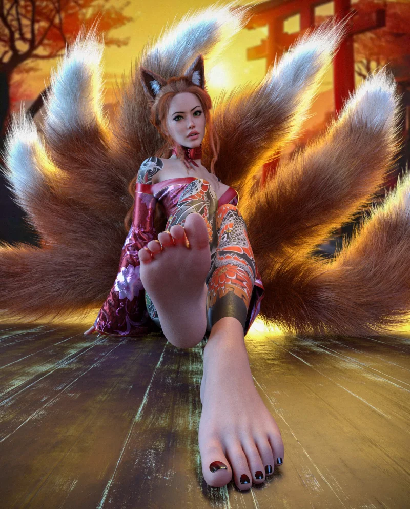 IIIDM Kitsune Ears for G9 and G8 Female