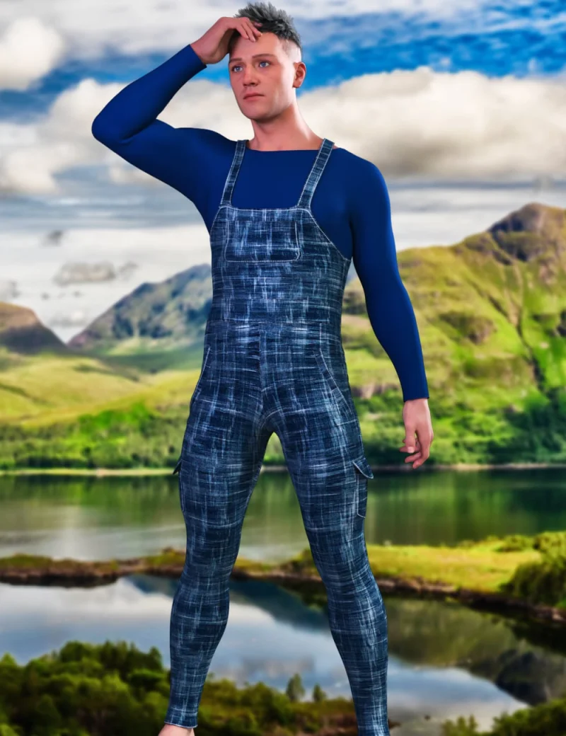 JMR dForce Augustin Outfit for Genesis 9 and 8 Male