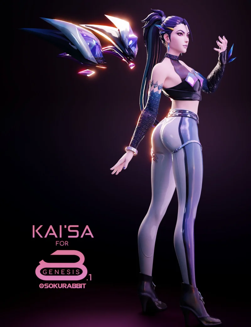 KDA All Out KaiSa For Genesis 8 and 8.1 Female
