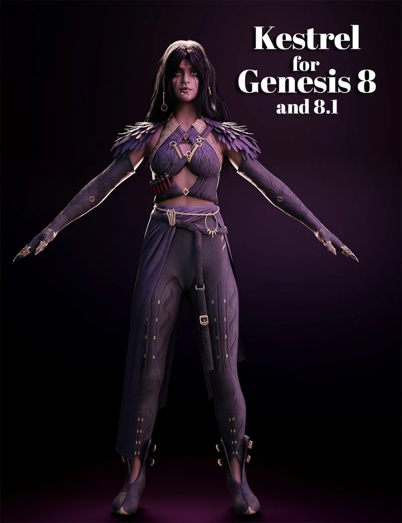 Kestrel for Genesis 8 and 8.1 Female