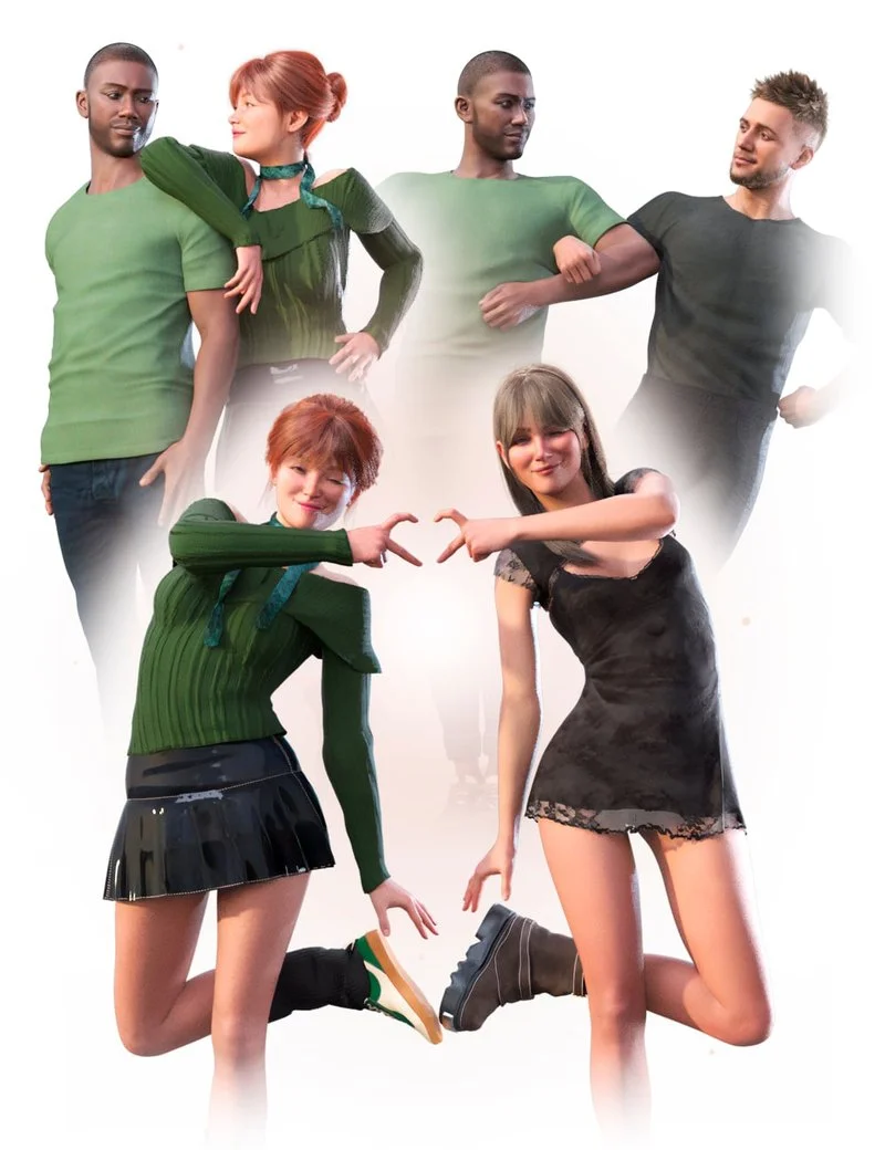 LA Best Friends Forever Poses for Genesis 9