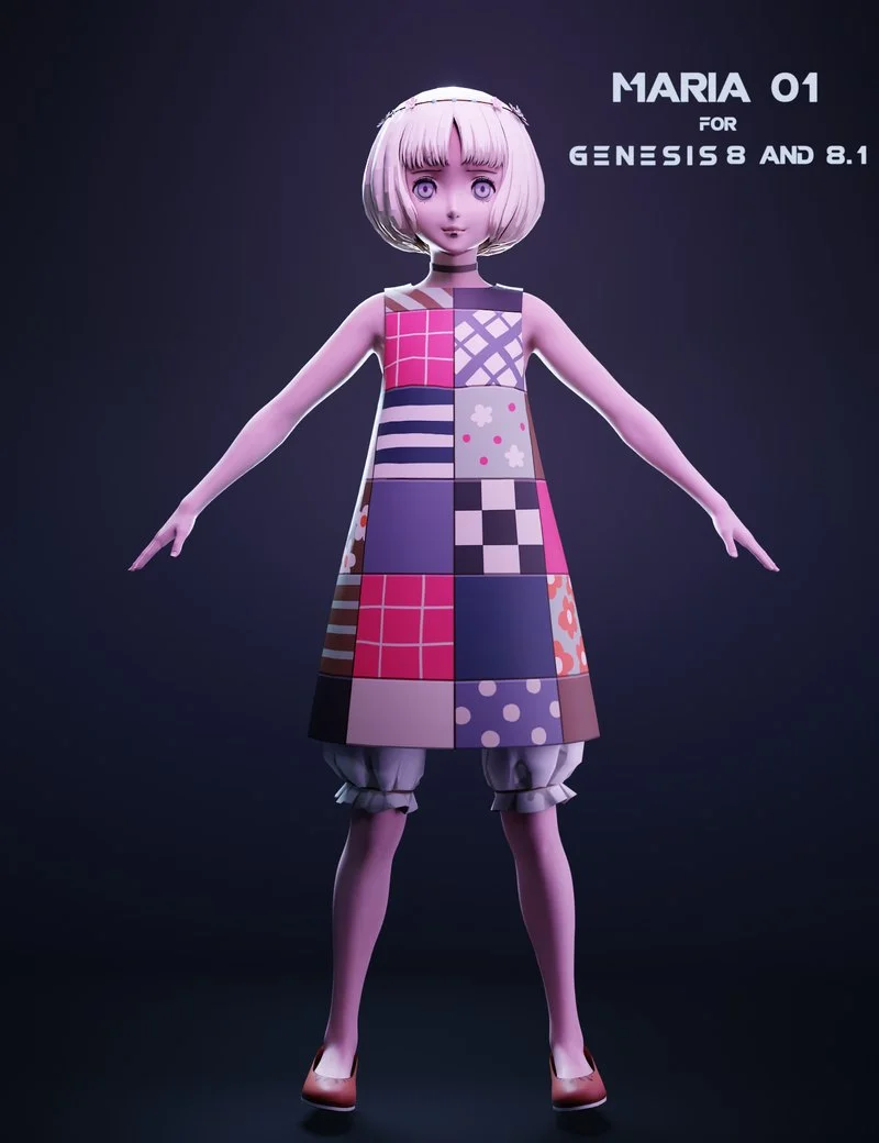 Maria 01 For Genesis 8 and 8.1 Female