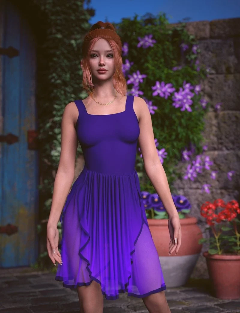 MbM dForce Intrigue Dress for Genesis 9