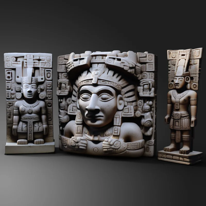 Mesoamerican Statues 1