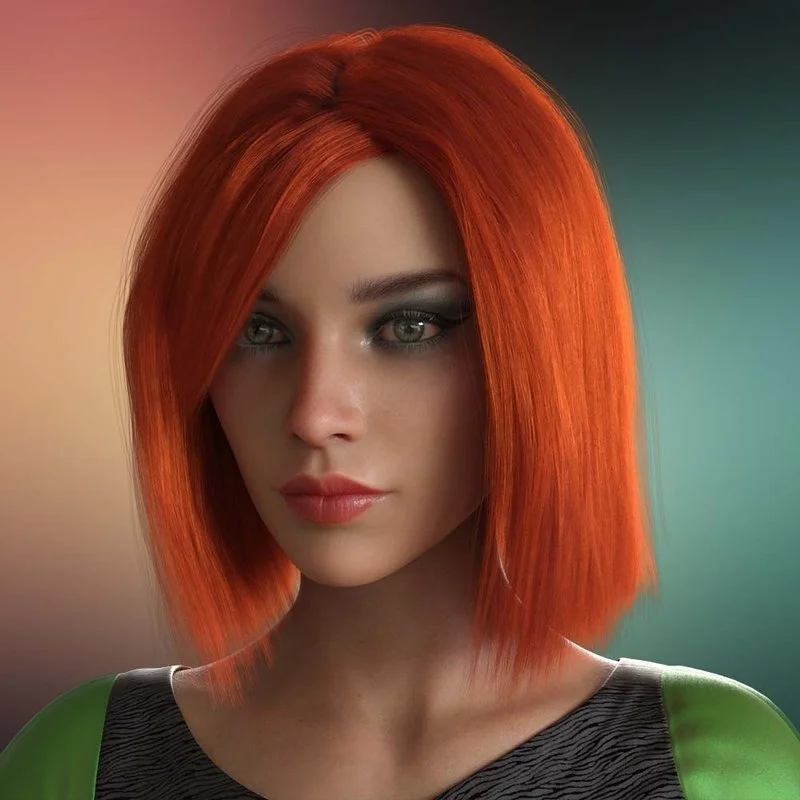 Prae-Sioda Hair For G8/G9 Daz