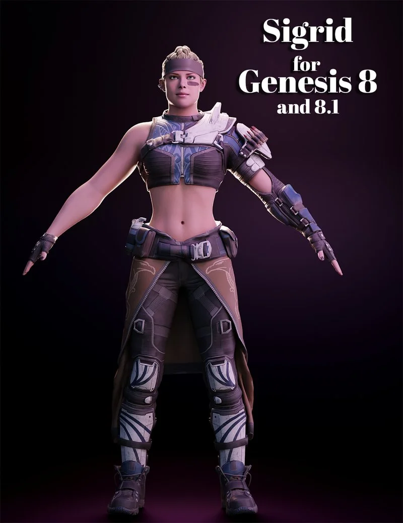 Sigrid for Genesis 8 and 8.1 Female